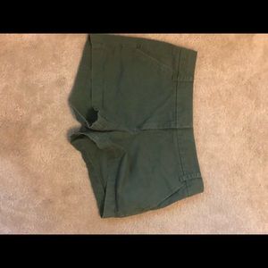 J. Crew Army Green 3” Chino